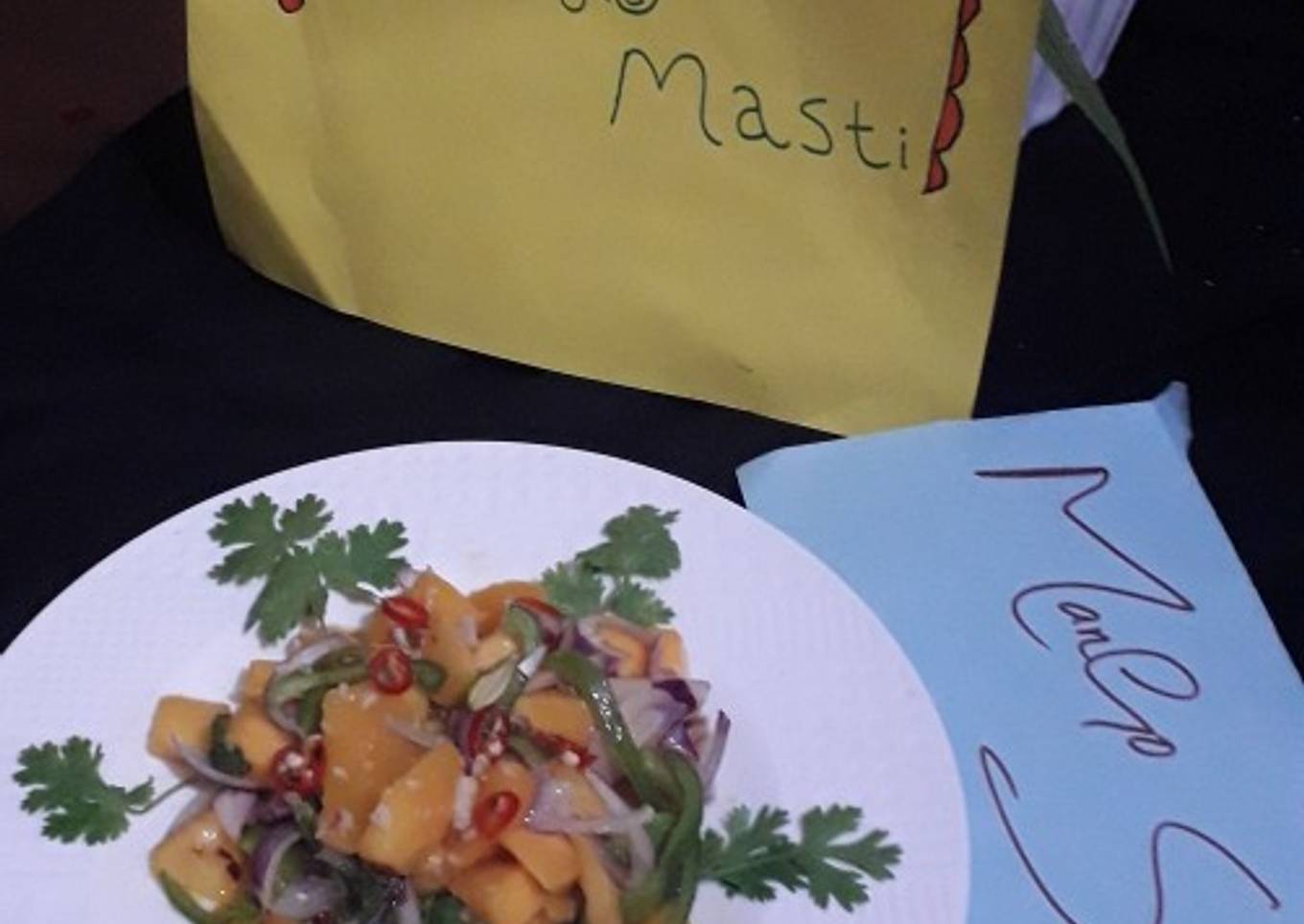 Mango salad (for diet)