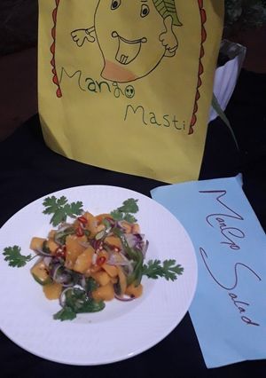 A picture of Mango salad (for diet).