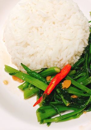 รูปของ ผัดผักบุ้งเจ #กินผักรักสุขภาพ4