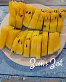 Aarohi Yellow Watermelon Triangles