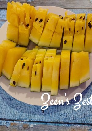 A picture of Aarohi Yellow Watermelon Triangles.