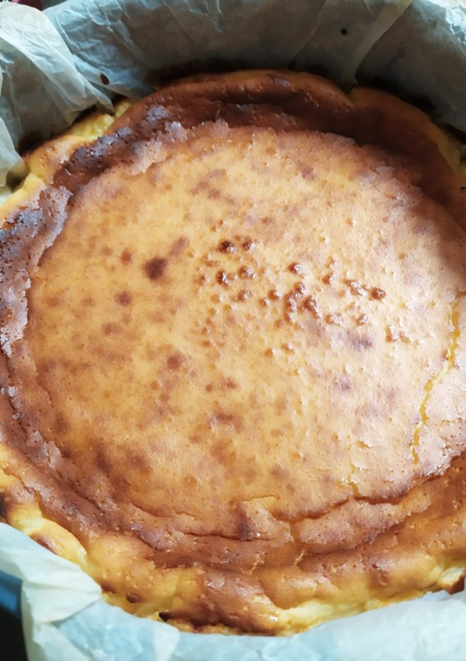 Una foto de Tarta de queso cremosa
