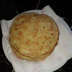 A picture of Mhogo pancakes.