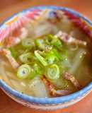 Canh Bầu Nấu Thịt Lợn Muối