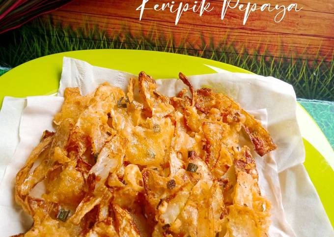 Ternyata ini lho! Resep buat Keripik Pepaya yang sempurna
