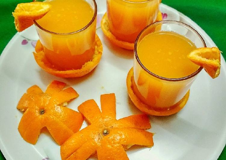 Steps to Make Quick Orange juice