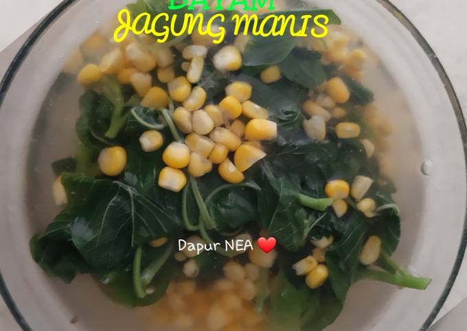 Resep Sayur Bening Bayam Jagung Manis yang Bisa Manjain Lidah