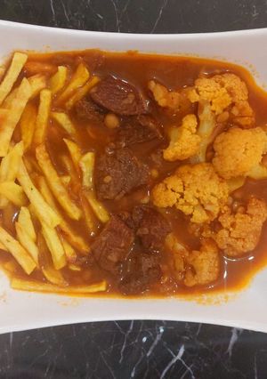 عکسی از دستور خورشت گل کلم