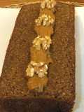 Budín de avena, nueces y dulce de leche