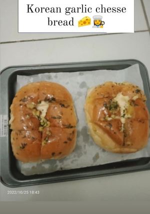 Foto resep Korean garlic cheese bread