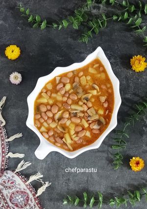 عکسی از دستور خوراک لوبیا