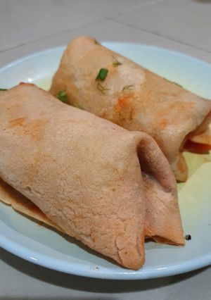 Foto resep Kulit Tortilla Tanpa Tepung Super Gampang (Gluten free, Diet Friendly, Oil Free, Vegan Friendly)