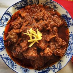 A picture of Mutton Curry.