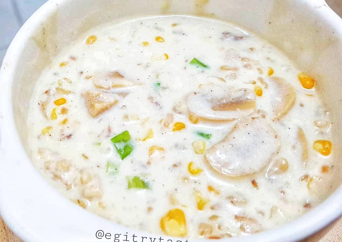 Creamy Chicken Sweet Corn Soup