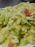 Ensalada fresca de pepino, manzana y tomate verde🍏🧅🍅🥒🥙🥗