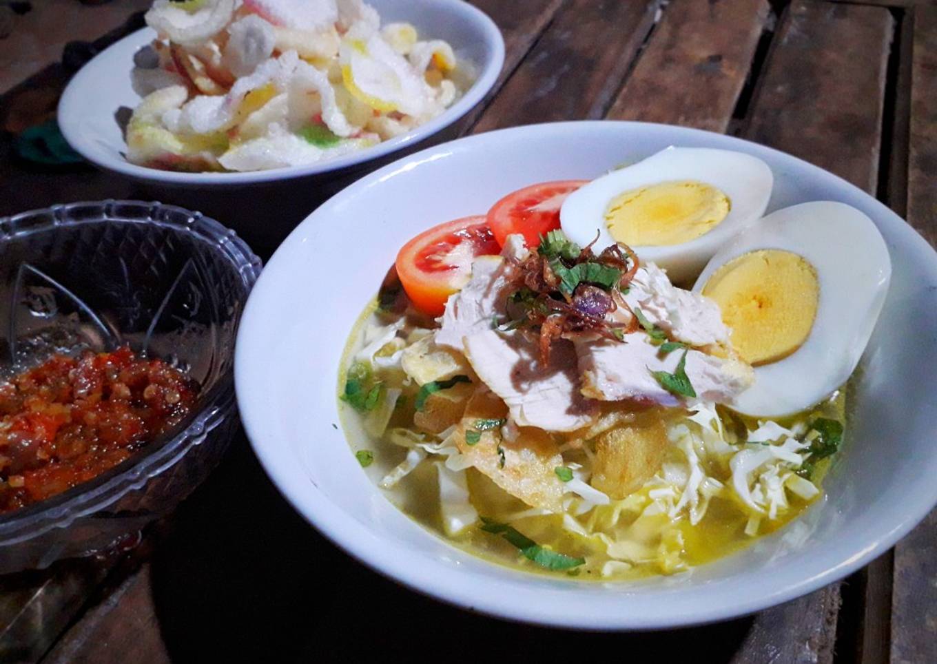 Soto ayam bening