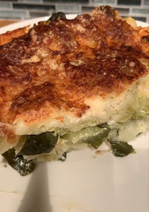 Une photo de Gratin de ravioles aux courgettes au Thermomix