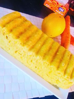 Una foto de Budín de zanahoria y naranja en 8 minutos (microondas)