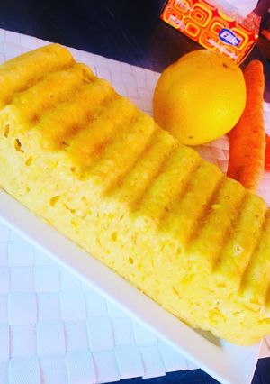 Una foto de Budín de zanahoria y naranja en 8 minutos (microondas)