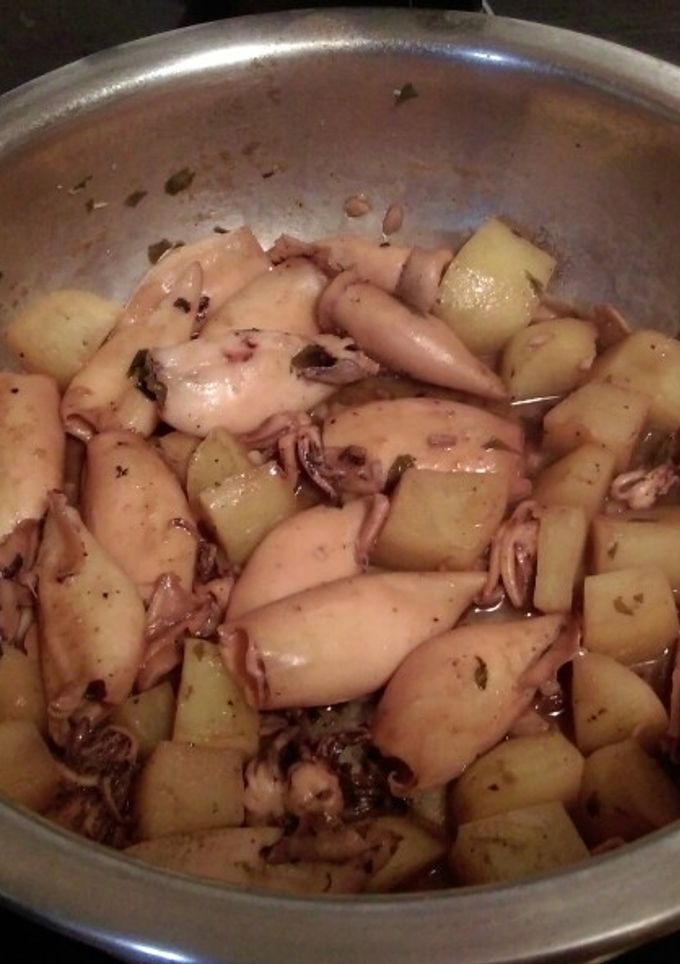 Una foto de Calamares al limón
