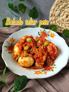 Foto resep Balado telur pete