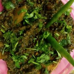 Bathua and potato sabzi A picture of Bathua and potato sabzi.