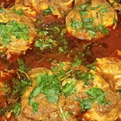 A picture of Egg curry.