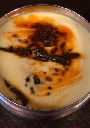 A picture of Rajasthani kadhi.