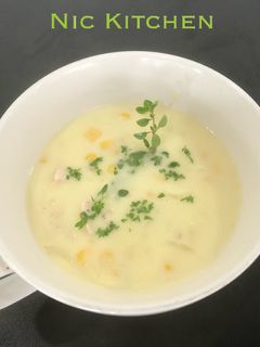 Foto resep Corn and Cream Soup NIC KITCHEN
