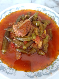 عکسی از دستور خورشت بامیه
