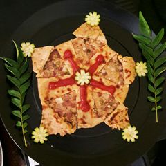 Onion masala paratha A picture of Onion masala paratha.