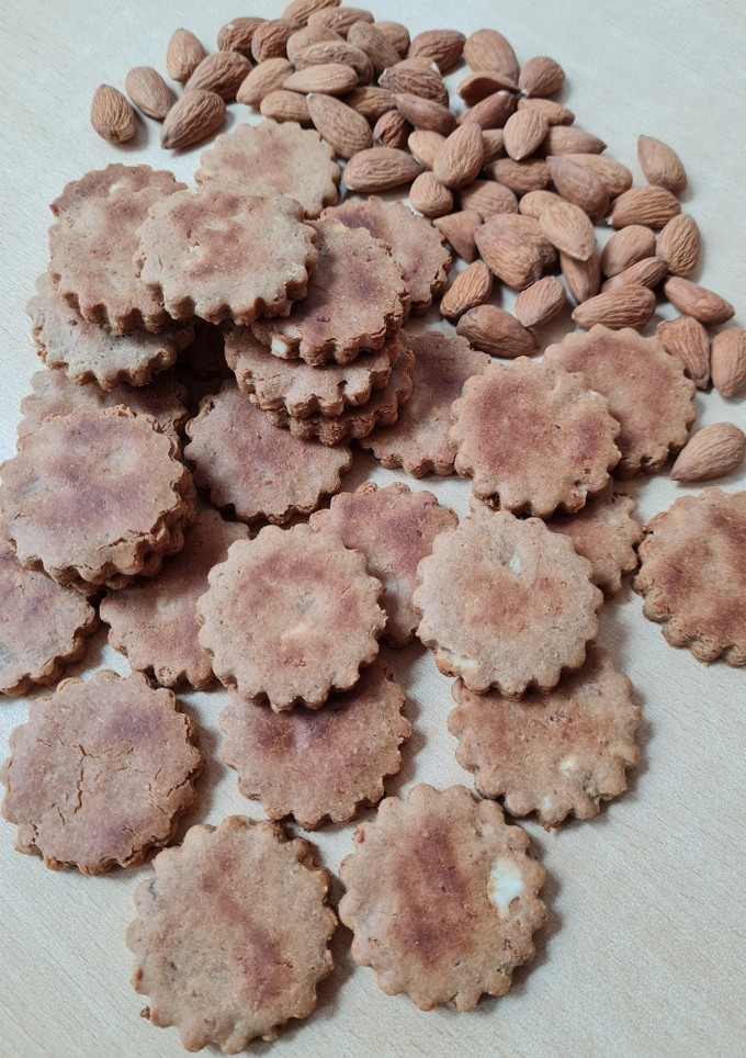Una foto de Galletas de higos y almendras, sin azúcares agregados