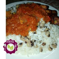 Rice and beans A picture of Rice and beans.