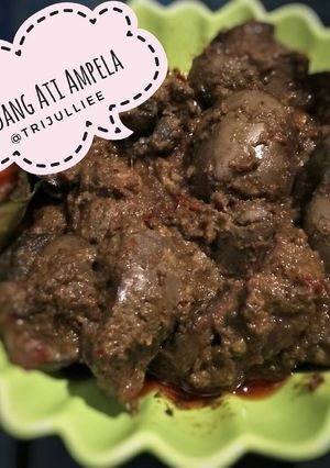 Foto resep Rendang Ati Ampela