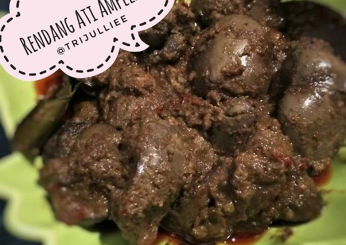 Resep: Rendang Ati Ampela Farah Quinn