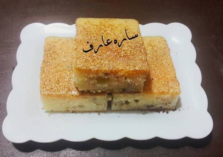 كيكة الزبادي او الرمل