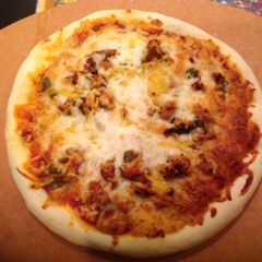 A picture of Home made Pizza.