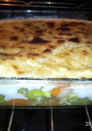 صورة لوصفة كوسه بالبشاميل والفراخ 😋😋
