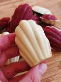 Madeleines red velvet (sin gluten)