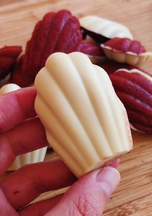 Una foto de Madeleines red velvet (sin gluten)
