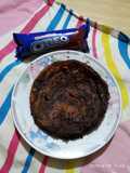 Orange Oreo Biscuit Marble Cake
