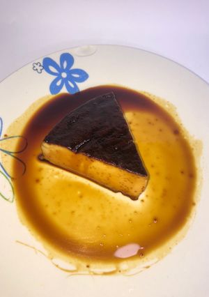 Una foto de Flan 🍮 con 3 ingredientes
