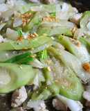 Mướp xào thịt xay