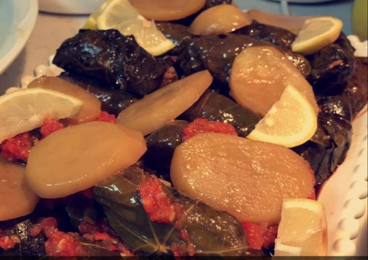 ورق عنب قدر الضغط