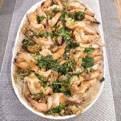 A picture of Vermicilli with Shrimp.