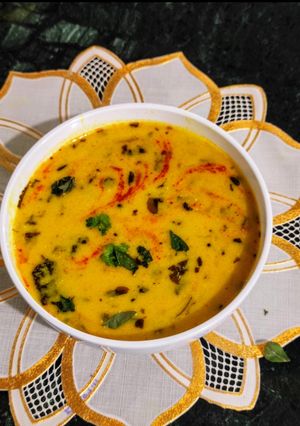 A picture of Methi Leaves Kadhi.