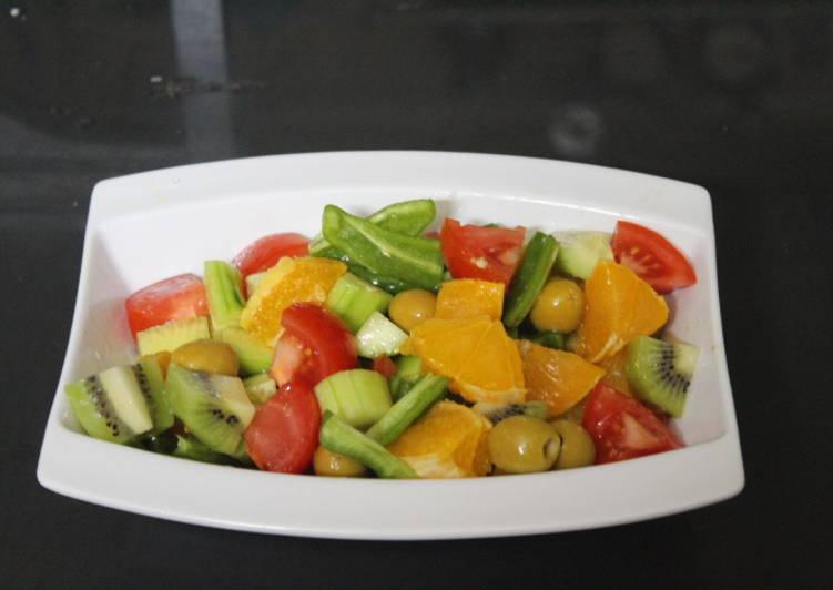 Ensalada de naranja y kiwi