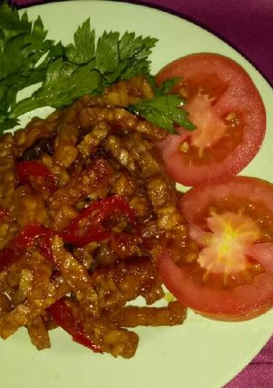 Foto resep Kering tempe pedes