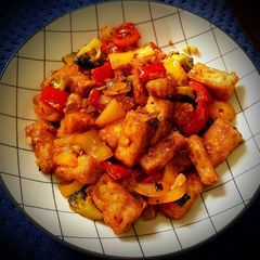 Sweet and Sour Tofu A picture of Sweet and Sour Tofu.