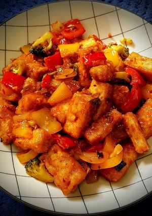 A picture of Sweet and Sour Tofu.